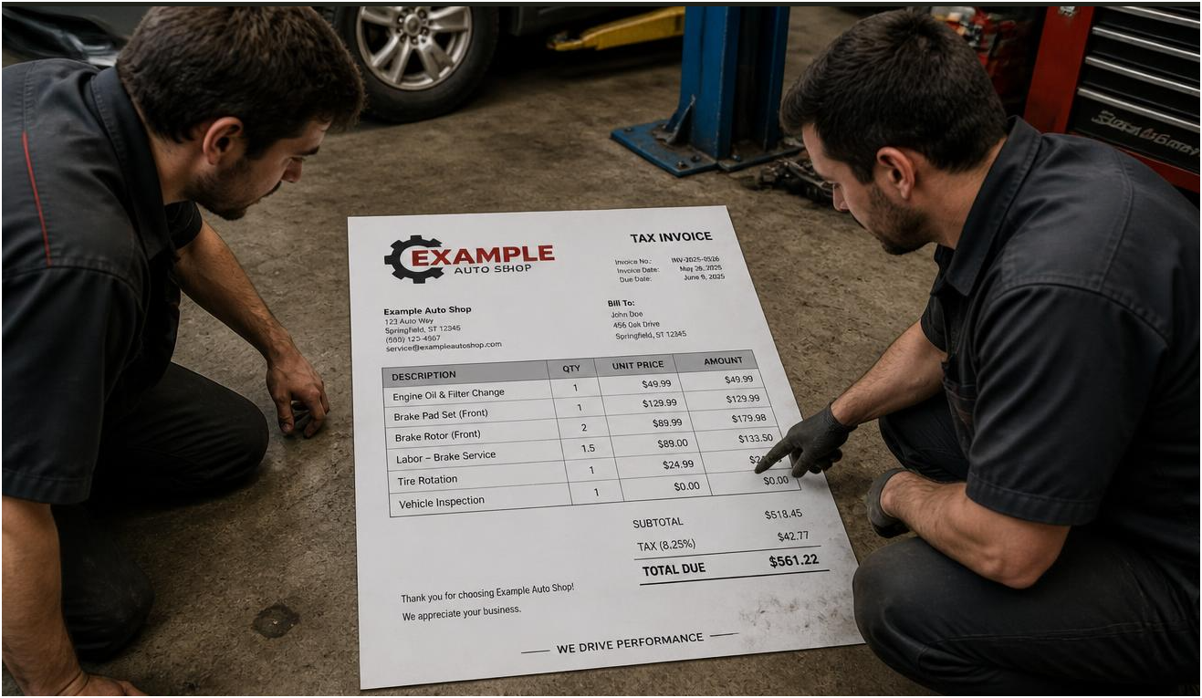Mechanic Tax Invoice Requirements. ATO Rules Explained