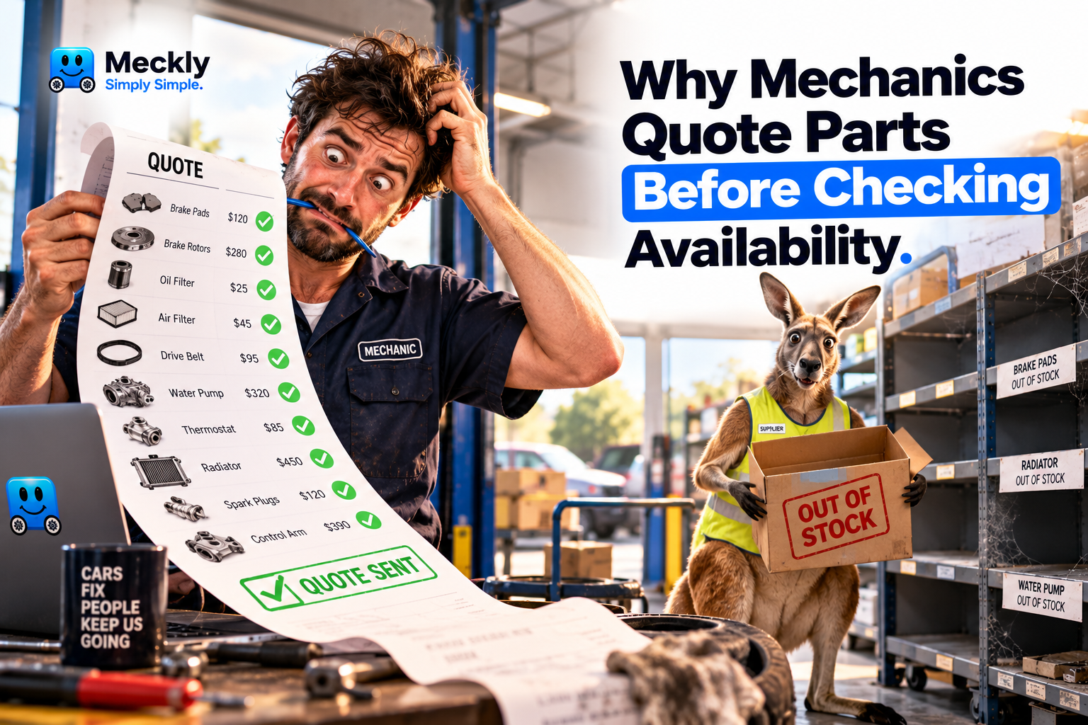 Why Mechanics Quote Parts Before Checking Availability